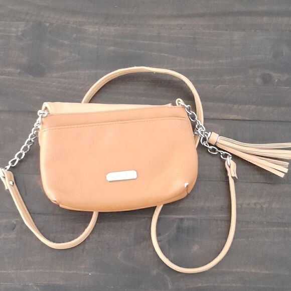 Jessica Simpson crossbody bag lots of pockets tan - Picture 5 of 8